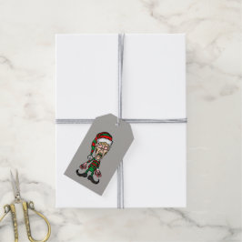 Beängstigend Frohe Weihnachtself Geschenkanhänger