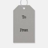 Beängstigend Frohe Weihnachtself Geschenkanhänger (Rückseite)