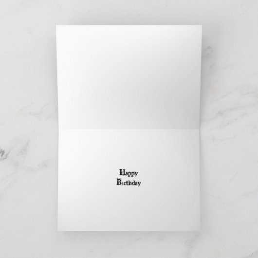 Beängstigend Funny Grim Sensenmann Geburtstag Karte (Innenseite)