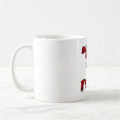 Beängstigend Funny Halloween Clown Hockey Goalie Kaffeetasse (Links)