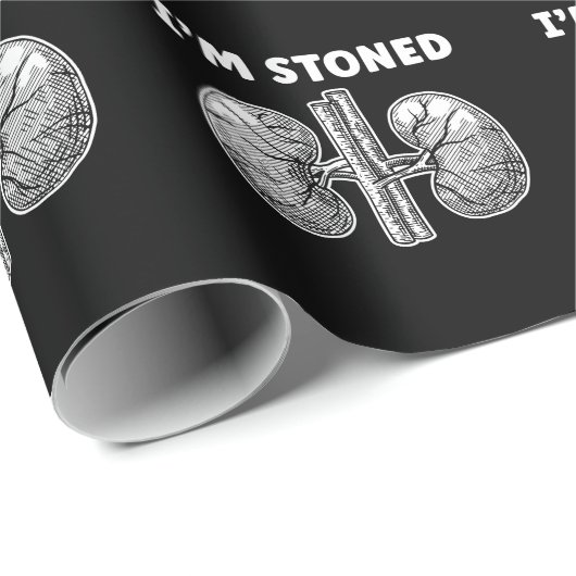 Beängstigend Funny Kidney Stone Operation Geschenkpapier (Rolleneckpunkt)