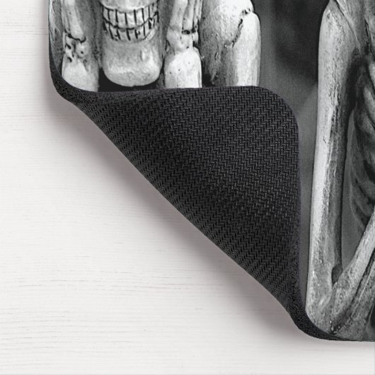 Beängstigend Funny Skeletts Halloween Mousepad (Ecke)