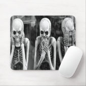 Beängstigend Funny Skeletts Halloween Mousepad (Mit Mouse)