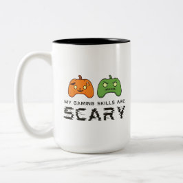 Beängstigend Gaming Halloween Zweifarbige Tasse