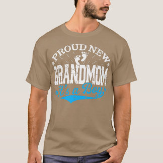 Beängstigend Gender Reveal Proud New Großmutter Es T-Shirt