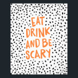 Beängstigend Gepunktet sein | Halloween Art Print Fotodruck<br><div class="desc">Für weitere Farben und Stile besuchen Sie unseren Shop!</div>