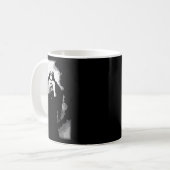 Beängstigend Gesichts-Horror-Poster Halloween Kaffeetasse (Vorderseite Links)