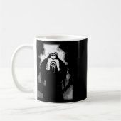 Beängstigend Gesichts-Horror-Poster Halloween Kaffeetasse (Links)