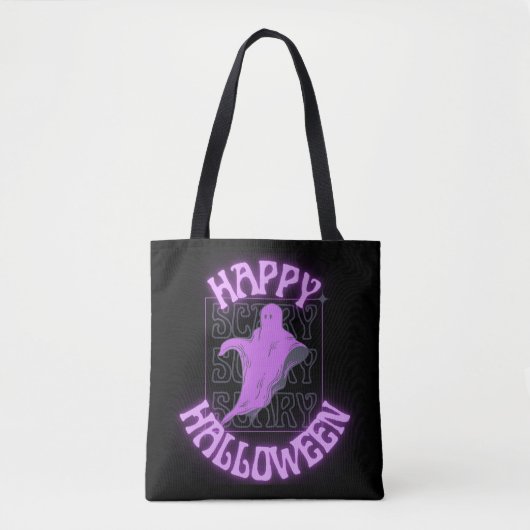 Beängstigend Ghost Happy Hallowen Tasche (Vorderseite)