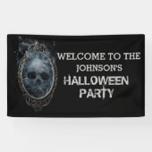Beängstigend Ghost Mirror Halloween-Party Banner (Horizontal)