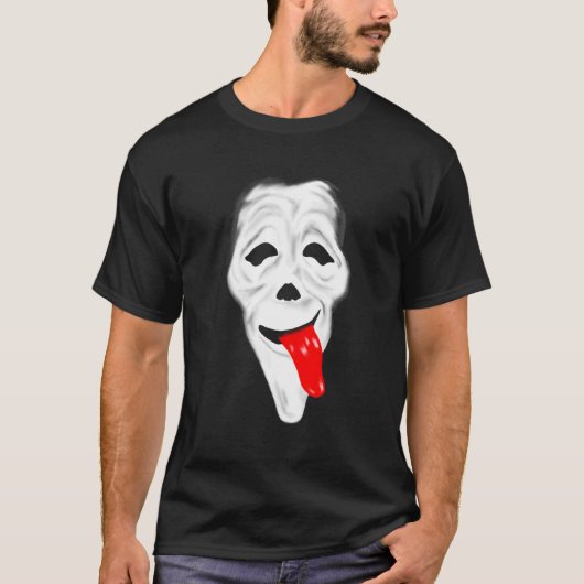 Beängstigend Ghost Wassup Face Stoner Horror Movie T-Shirt (Vorderseite)