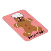 Beängstigend Gingerbread Man Cookie Magnet (Rechte Seite)