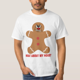 Beängstigend Gingerbread Man Cookie T-Shirt