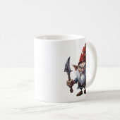 Beängstigend Gnome Happy Halloween Kaffeetasse (VorderseiteRechts)