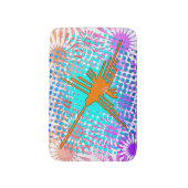 Beängstigend Golden Nazca Lines Hummingbird Badematte (Vorderseite Vertikal)