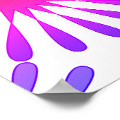 Beängstigend Golden Nazca Lines Hummingbird Poster (Ecke)