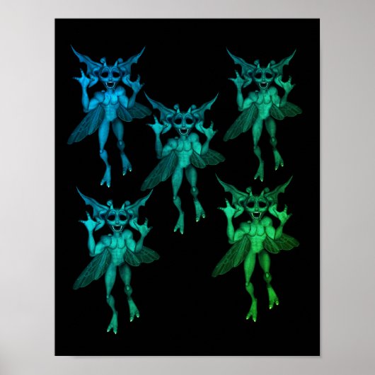 Beängstigend Gremlins Halloween Poster (Vorne)