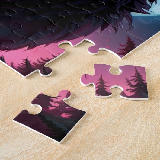 Beängstigend Growling Werewolf Puzzle (Seite)