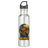 Beängstigend Halloween Edelstahlflasche (Vorderseite)