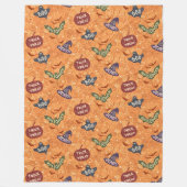 Beängstigend Halloween Fleecedecke (Vorderseite)