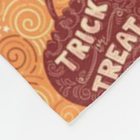 Beängstigend Halloween Fleecedecke (Ecke)