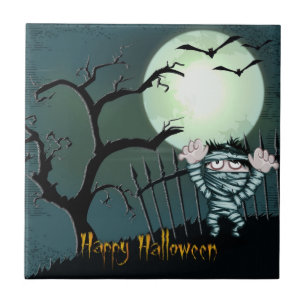 Beängstigend Halloween Fliese