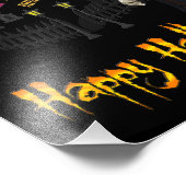 Beängstigend Halloween Fotodruck (Ecke)