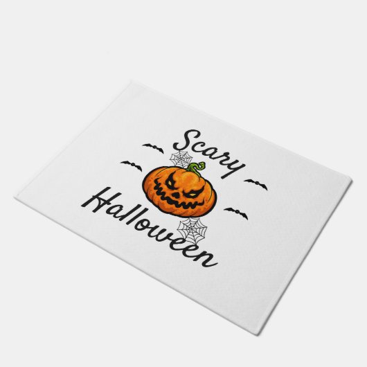 Beängstigend Halloween Fußmatte (Schrägansicht)