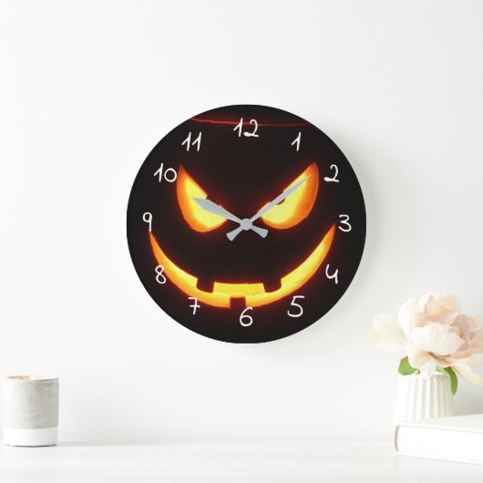 beängstigend Halloween Große Wanduhr (Zuhause)