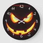 beängstigend Halloween Große Wanduhr (Vorderseite)