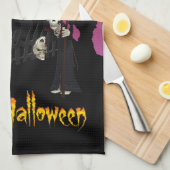 Beängstigend Halloween Küchentuch (Viertel Falte)