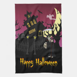 Beängstigend Halloween Küchentuch