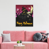 Beängstigend Halloween Leinwanddruck (Insitu (Wohnzimmer))