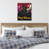 Beängstigend Halloween Leinwanddruck (Insitu (Schlafzimmer))
