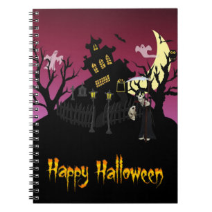 Beängstigend Halloween Notizblock
