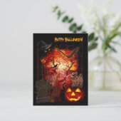 Beängstigend Halloween Postkarte (Stehend Vorderseite)
