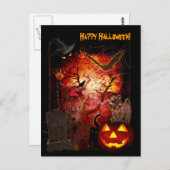 Beängstigend Halloween Postkarte (Vorne/Hinten)