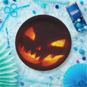 Beängstigend Halloween Pumpkin Pappteller (Party)