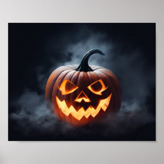 Beängstigend Halloween Pumpkin Poster (Vorne)