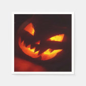 Beängstigend Halloween Pumpkin Serviette (Vorderseite)