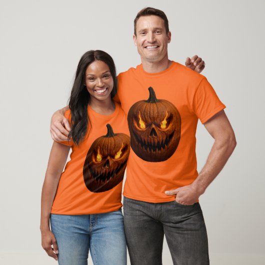 Beängstigend Halloween Pumpkin T-Shirt (Unisex)
