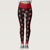 Beängstigend Halloween Skull Leggings (Vorderseite)