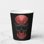 Beängstigend Halloween Skull Pappbecher (Vorderseite)