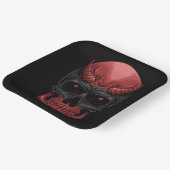 Beängstigend Halloween Skull Pappteller (Gewinkelt)