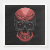 Beängstigend Halloween Skull Serviette (Vorderseite)