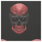 Beängstigend Halloween Skull Stoff (Nahaufnahme)