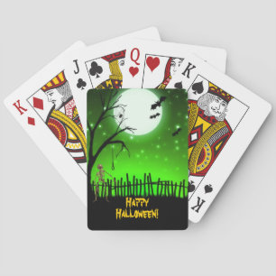Beängstigend Halloween Spielkarten