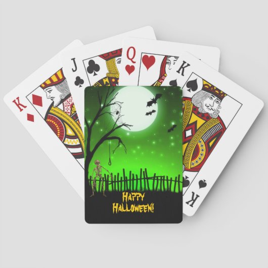 Beängstigend Halloween Spielkarten (Rückseite)