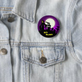 Beängstigend Happy Halloween Button (Beispiel)