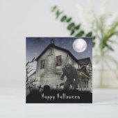 Beängstigend Happy Halloween Werewolf Karte (Stehend Vorderseite)